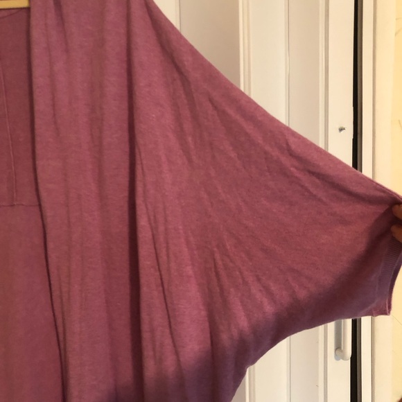 UGG Australia Women's Nora Knit Lounge Wrap Cardigan size XL Orchid lilac knit - Picture 3 of 10